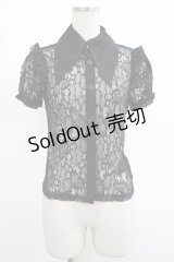 KILL STAR / Vexina Lace Collar Blouse XS ブラック H-25-03-01-031-SL-BL-KB-ZH