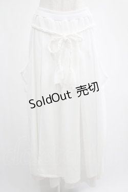 画像1: Qutie Frash / 袴パンツ  白 H-25-03-02-037-QU-PA-KB-ZH