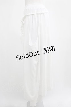 画像2: Qutie Frash / 袴パンツ  白 H-25-03-02-037-QU-PA-KB-ZH