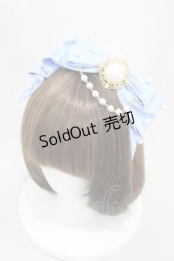 画像1: Angelic Pretty / きまぐれDolly Ribbonカチューシャ  サックス H-25-03-02-1005-AP-AC-NS-ZH