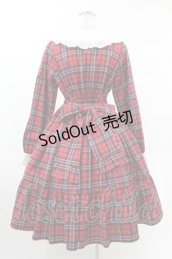 画像2: axes femme kawaii / タータンチェックワンピース M レッド H-25-03-02-1030-AX-OP-NS-ZH