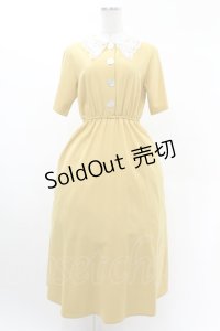 LEBECCA boutique / 街を見下ろすワンピース Free イエロー H-25-03-02-1037-EL-OP-NS-ZH