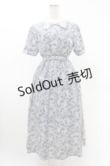 LEBECCA boutique / 波を乗り越えるワンピース Free ブルー H-25-03-02-1038-EL-OP-NS-ZH