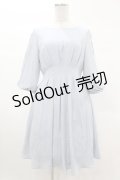axes femme / タックデザインドレス M サックス H-25-03-02-1040-AX-OP-NS-ZH