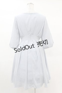 画像2: axes femme / タックデザインドレス M サックス H-25-03-02-1040-AX-OP-NS-ZH