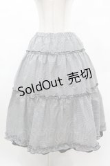 m petit by misako / NINA'S RVパニエスカート LL ブラック/ブラックギンガム リバーシブル H-25-03-02-1041-LO-SK-NS-ZH