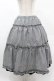 画像1: m petit by misako / NINA'S RVパニエスカート LL ブラック/ブラックギンガム リバーシブル H-25-03-02-1041-LO-SK-NS-ZH (1)