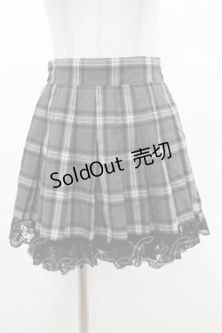 画像1: Princess Melody / チェックプリーツスカパン Free グレー H-25-03-02-1042-EL-SK-NS-ZH