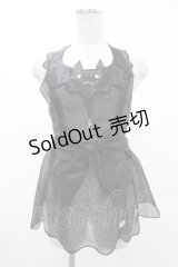 Angelic Pretty / Angelic Batオーガンジーエプロン Free ブラック H-25-03-02-1046-AP-OP-NS-ZH