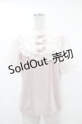 LIZ LISA / レースリボンビジューカットトップス Free ピンク H-25-03-02-1056-LO-TO-NS-ZH