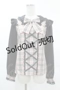 Princess Melody / サスペンダー付きチェックブラウス Free ブラック/ピンク H-25-03-02-1058-EL-BL-NS-ZH