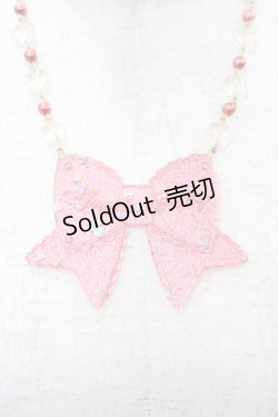 画像1: Angelic Pretty / ときめきリボンネックレス  レッド H-25-03-02-1010-AP-AC-NS-ZH