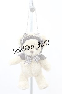 BABY,THE STARS SHINE BRIGHT / くまくみゃがま口Bagミニ  ミルクティー H-25-03-02-1013-BA-BG-NS-ZH