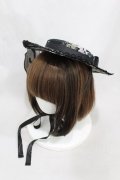 Kurumi Collaboration / 花柄ヘッドドレス  ブラック H-25-03-02-1002-0-AC-NS-ZH