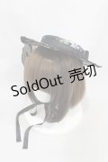 Kurumi Collaboration / 花柄ヘッドドレス  ブラック H-25-03-02-1002-0-AC-NS-ZH