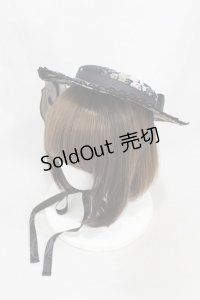 Kurumi Collaboration / 花柄ヘッドドレス  ブラック H-25-03-02-1002-0-AC-NS-ZH