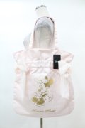Maison de FLEUR / Minnie Mouse/ダブルリボントートバッグ  ライトピンク H-25-03-02-1015-LO-BG-NS-ZH