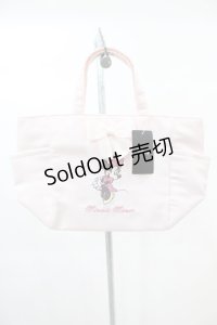 Maison de FLEUR / Minnie Mouse/サイドポケットトートバッグ  ライトピンク H-25-03-02-1016-LO-BG-NS-ZH