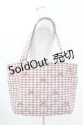 m petit by misako / ギンガムトートバッグ  レッド H-25-03-02-1017-LO-BG-NS-ZH