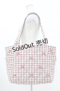 m petit by misako / ギンガムトートバッグ  レッド H-25-03-02-1017-LO-BG-NS-ZH