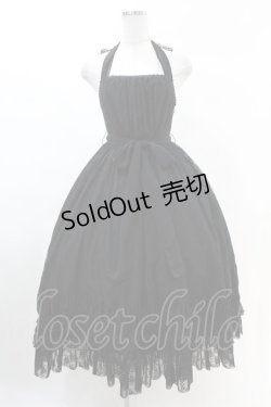 画像1: Victorian maiden / エレガントレーシーホルターネックドレス Free ブラック H-25-03-02-1021-CL-OP-NS-ZH
