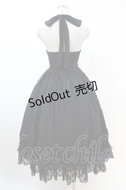 画像2: Victorian maiden / エレガントレーシーホルターネックドレス Free ブラック H-25-03-02-1021-CL-OP-NS-ZH