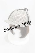 ALICE and the PIRATES / Dear Sir,〜ベイカー街の不思議なミステリー〜柄ディアストーカー  ベージュ H-25-03-02-1003-PA-AC-NS-ZH