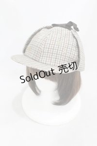 ALICE and the PIRATES / Dear Sir,〜ベイカー街の不思議なミステリー〜柄ディアストーカー  ベージュ H-25-03-02-1003-PA-AC-NS-ZH