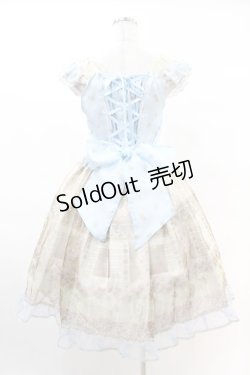 画像2: BABY,THE STARS SHINE BRIGHT / バラ雫空のMuse柄パーリィジャンパースカート Free サックス H-25-03-02-1022-BA-OP-NS-ZH