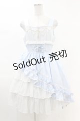 ALICE and the PIRATES / ギャザーシフォンジャンパースカート Free サックス H-25-03-02-1023-PA-OP-NS-ZH