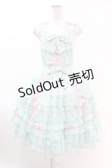 Angelic Pretty / Dressy Timeジャンパースカート Free ミント H-25-03-02-1024-AP-OP-NS-ZH
