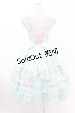 画像2: Angelic Pretty / Dressy Timeジャンパースカート Free ミント H-25-03-02-1024-AP-OP-NS-ZH