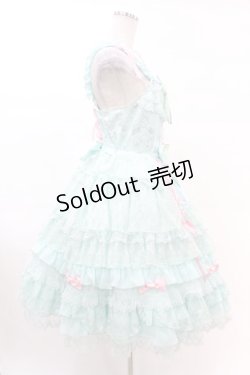 画像3: Angelic Pretty / Dressy Timeジャンパースカート Free ミント H-25-03-02-1024-AP-OP-NS-ZH