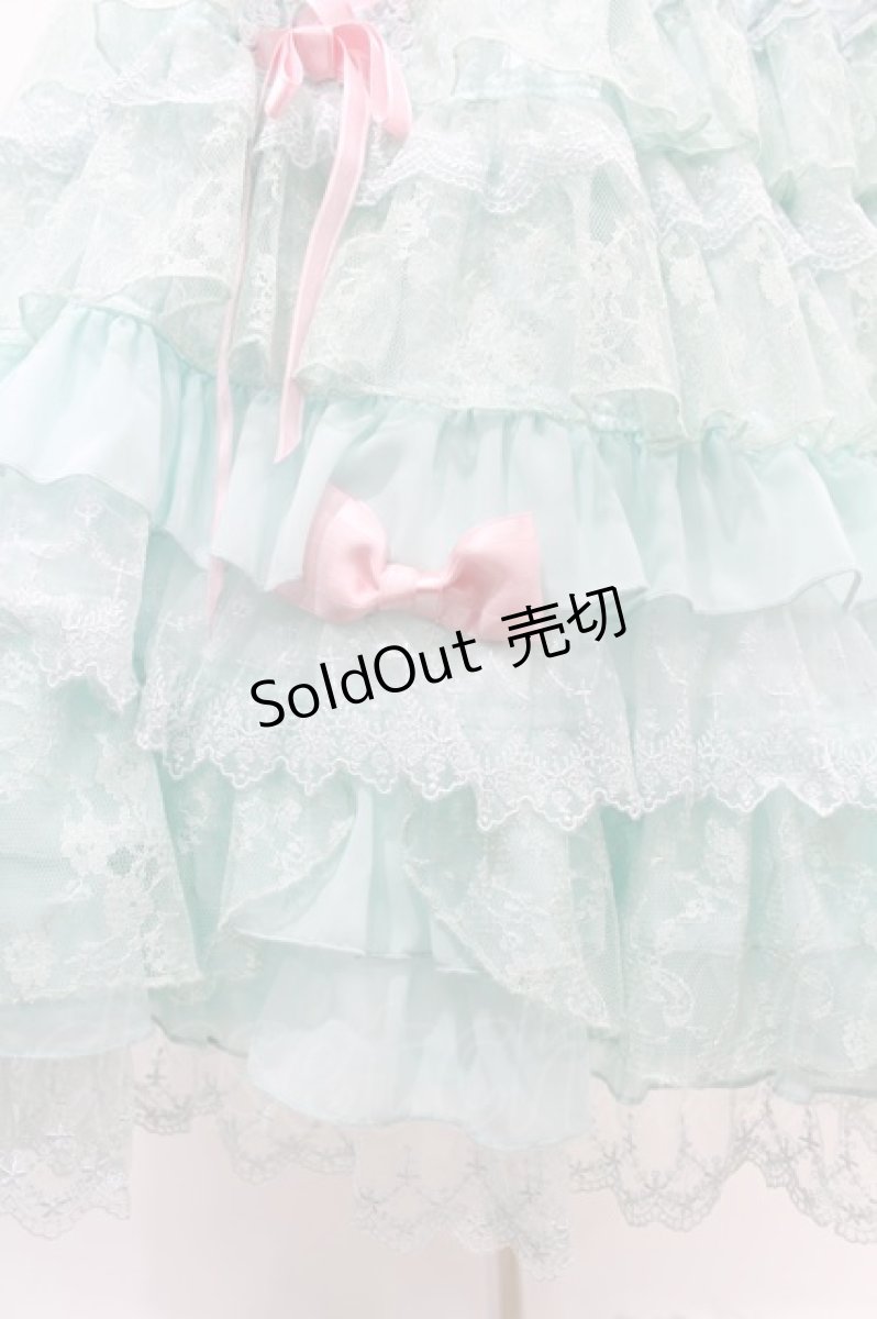 画像5: Angelic Pretty / Dressy Timeジャンパースカート Free ミント H-25-03-02-1024-AP-OP-NS-ZH (5)