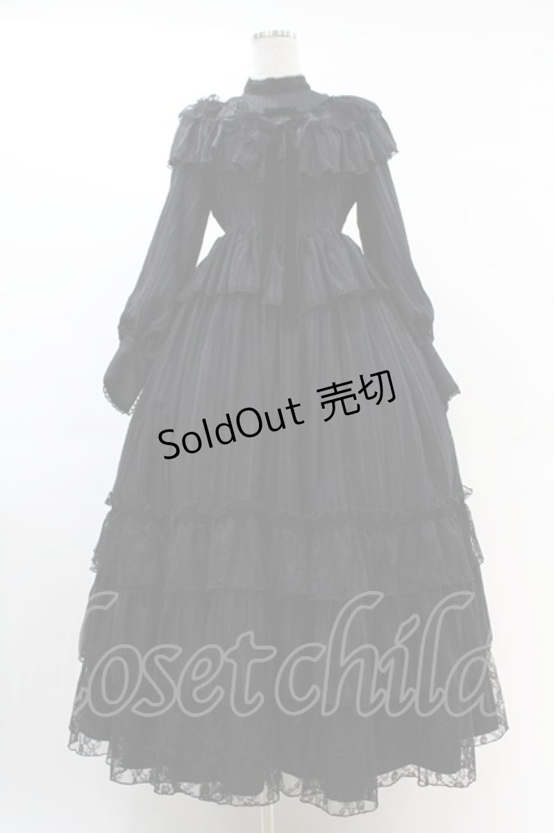 画像1: Angelic Pretty / Romantic Night Princessワンピース Free ブラック H-25-03-02-1026-AP-OP-NS-ZH (1)