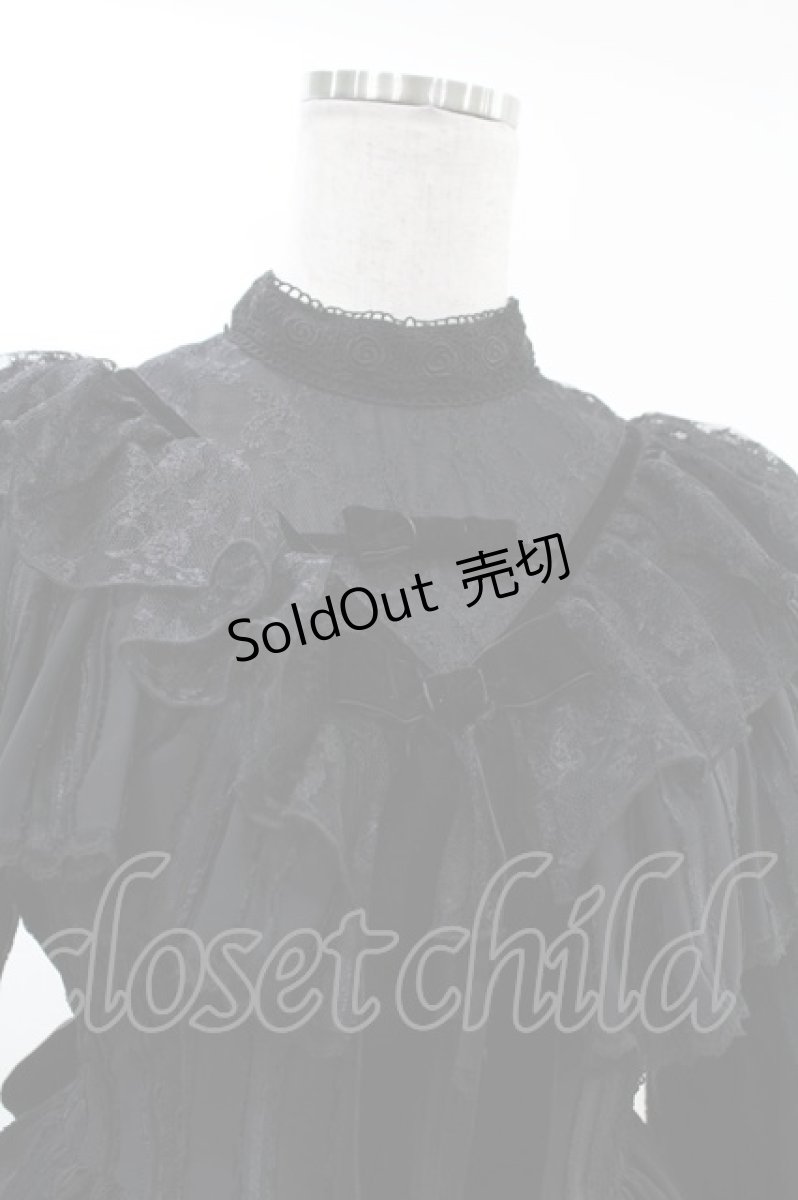 画像4: Angelic Pretty / Romantic Night Princessワンピース Free ブラック H-25-03-02-1026-AP-OP-NS-ZH (4)