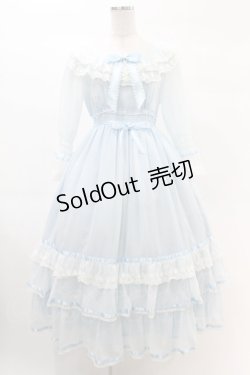 画像1: BABY,THE STARS SHINE BRIGHT / St.Cathedral Lilyロングワンピース Free サックス H-25-03-02-1027-BA-OP-NS-ZH