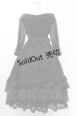 画像2: BABY,THE STARS SHINE BRIGHT / St.Cathedral Lilyロングワンピース Free ブラック H-25-03-02-1028-BA-OP-NS-ZH