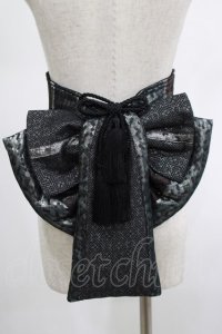 Qutie Frash / 花魁帯コルセット  ブラック H-25-03-02-050-QU-TO-KB-ZH