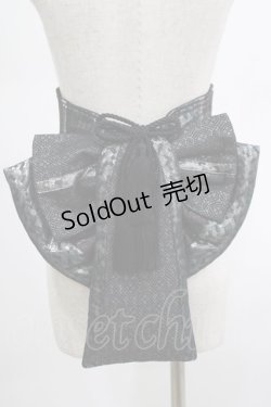 画像1: Qutie Frash / 花魁帯コルセット  ブラック H-25-03-02-050-QU-TO-KB-ZH