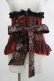 画像2: Qutie Frash / リボンコルセット  黒×赤 H-25-03-02-052-QU-ZA-KB-ZH (2)