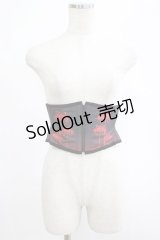 Spider Lily / komagire×Spider Lilyコラボ彼岸花コルセット  黒 H-25-03-02-055-GO-ZA-KB-ZH