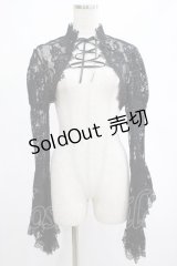 DARK IN LOVE / Gothic sexy big sleeves lace cape M 黒 H-25-03-02-057-PU-TO-KB-ZH