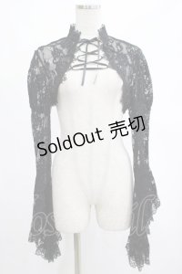 DARK IN LOVE / Gothic sexy big sleeves lace cape M 黒 H-25-03-02-057-PU-TO-KB-ZH