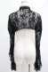 画像3: DARK IN LOVE / Gothic sexy big sleeves lace cape M 黒 H-25-03-02-057-PU-TO-KB-ZH (3)