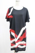 curiosite / 白蛇様Tシャツワンピース L 黒 H-25-03-02-059-EL-OP-KB-ZT389