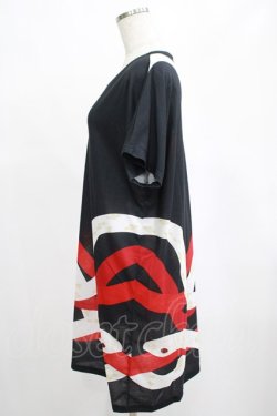 画像2: curiosite / 白蛇様Tシャツワンピース L 黒 H-25-03-02-059-EL-OP-KB-ZT389