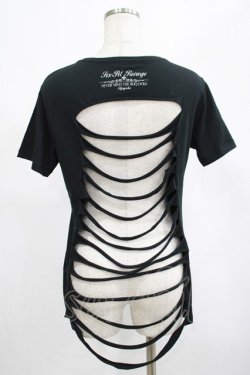 画像3: SEX POT ReVeNGe / バックカットTシャツ  黒×青 H-25-03-02-065-SP-TO-KB-ZT389