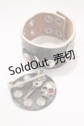 SEX POT ReVeNGe / レザーチャーム付ベルトブレス  黒 H-25-03-02-083-SP-AC-KB-ZH