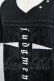画像4: SEX POT ReVeNGe / チェーンチャーム付VネックTシャツ  黒 H-25-03-02-007-SP-TO-KB-ZT389 (4)